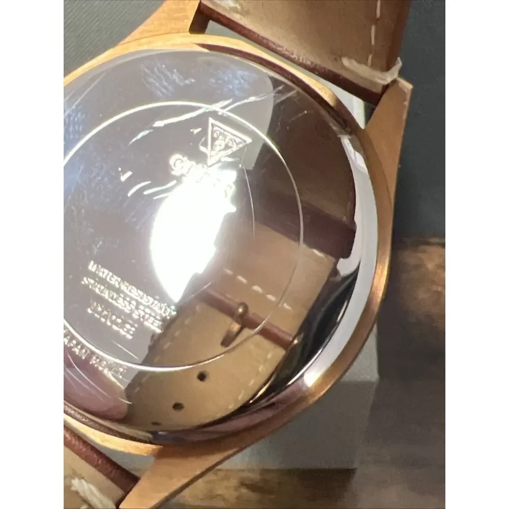 Guess Dakota U1102G3 Men's Rose‎ Gold Stainless Steel Dial Quartz Analog Watch